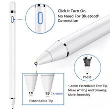 Cover Center Samsung Galaxy S7 Fe T730 T735 T737 Uyumlu Dokunmatik Tablet Kalemi Stylus Yazı Çizim