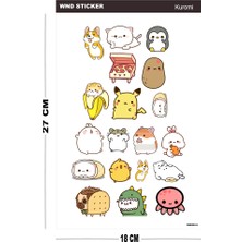 Sevimli Karakterler Sticker Seti