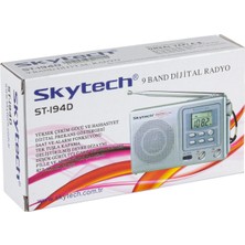 Mete Store Skytech ST-194D 9 Band Dıgıtal Fm Radyo (81)