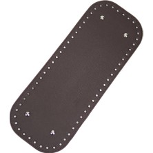 Ritzz Dikdörtgen Suni Deri Çanta Tabanı 32 x 12 cm Kahverengi