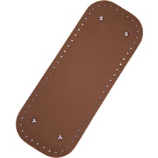 Ritzz Dikdörtgen Suni Deri Çanta Tabanı 32 x 12 cm Taba
