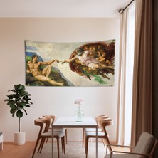 Wallhang Adem'in Yaratılışı, Michelangelo Duvar Örtüsü 150 x 75 cm