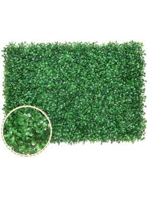 Fesleğen Çiçek Yapay Çiçek Duvar Kaplama Şimşir Panel 40 x 60 cm