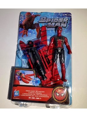 Bisepetim Spiderman Ağ Atan Eldiven - Spiderman Figürlü Eldiven Seti