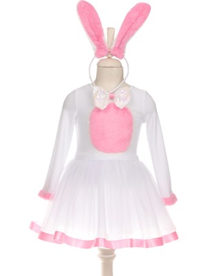 Gala Kostüm Tavşan Kız Çocuk  Hayvan Kostümü