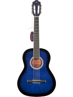 Barcelona Lc 3600 Bb / 3/4 Junior Blue Black Sunburst Klasik Gitar