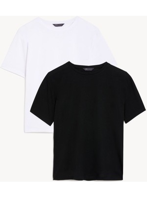 Marks & Spencer 2'li Relaxed Fit T-Shirt Seti