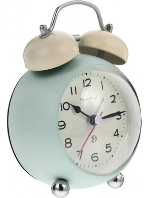 Safety1 Sessiz Tik Tak Tak Sesini Getirmeyen Çalar Saat Vintage Çan Çalar Saat Çalar Saat Masa Üstü Çalar Saat Başucu Masaüstü Süsü (Yeşil) (Yurt Dışından)
