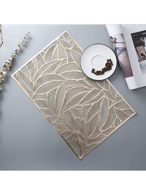 Hermoso Içi Boş Placemats Masa Mat, Yemek Masası Düğün Restoranı Altın Için (Yurt Dışından)