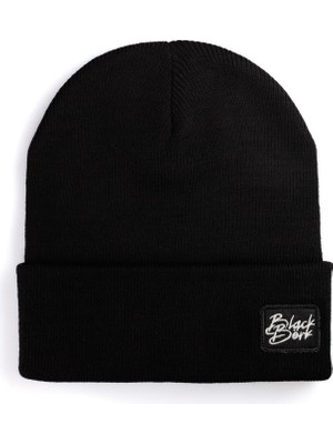 BlackBörk V1 Akrilik Köpek - 8 Kod Logolu Unisex Siyah Bere (Beanie)