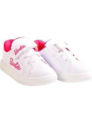 Ellaboni Barbie Kız Çocuk Beyaz Spor Ayakkabı Günlük Sneakers