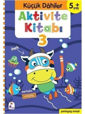 Küçük Dahiler Aktivite Kitabı 3 5+ Yaş (pedagog Onaylı)