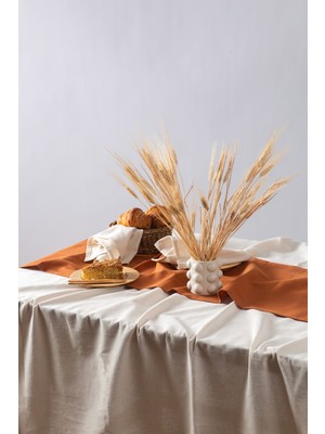 Wellstil Doku | Organik Ham Keten Masa Örtüsü 160X220 cm