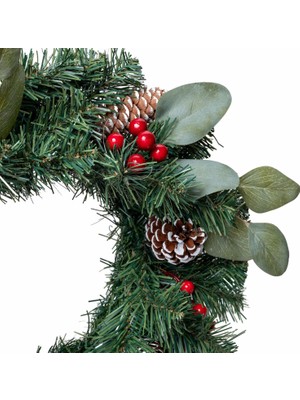 Karaca Home New Year Yılbaşı Pine Kapı Süsü 40 cm