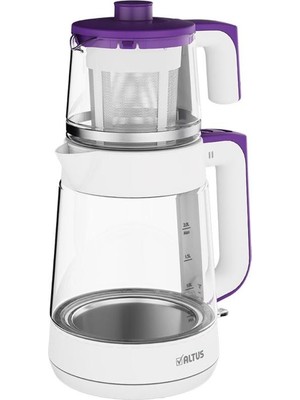 Altus Al 796 B Beyaz Cam Çay Makinesi 0,5 L Bakır Malzeme ile Şık Tasarım
