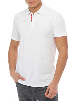 Raru Erkek Polo Pike T-Shirt Spero Beyaz