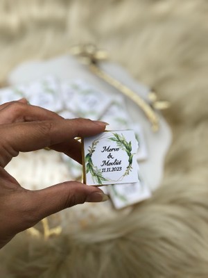 Mirabella Gift 50 Adet Söz Nişan Çikolatası, Isteme Çikolatası Söz Nişan Nikah Kız Isteme Madlen Çikolata