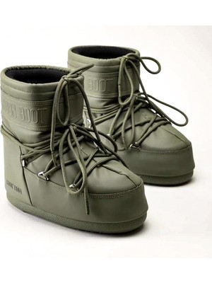 Kadın Bot 14093800-002 Moon Boot Icon Low Rubber Khaki