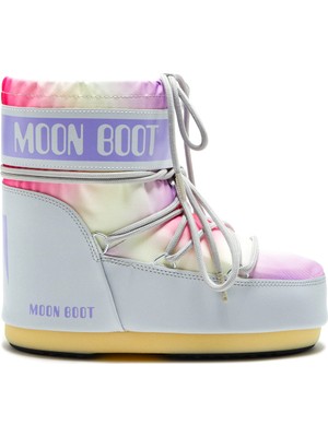 Kadın Kar Botu 14094200-002 Moon Boot Icon Low Tıe Dye Glacier Grey