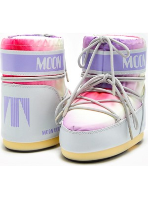 Kadın Kar Botu 14094200-002 Moon Boot Icon Low Tıe Dye Glacier Grey