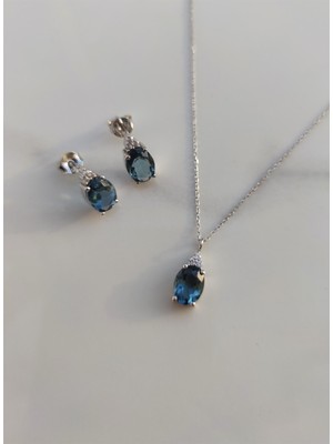 London Blue Topaz Set  - AK1347