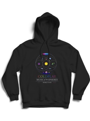 The Fame Coldplay, World Tour, Rock Metal Müzik Grup Kapüşonlu Sweatshirt Hoodie