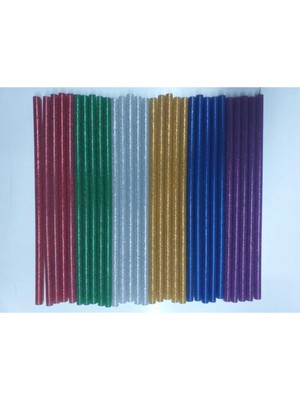 Simli Çubuk Sıcak Ince Silikon 30 Adet