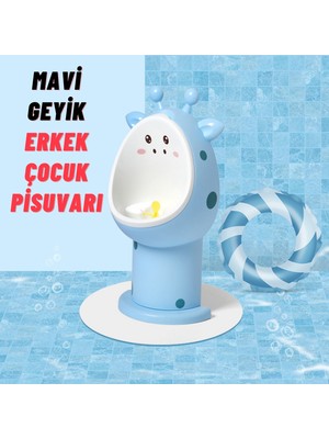 Dekohop Erkek Çocuk 1-6 Yaş Tuvalet Eğitimi Eğlenceli Duvar Askılı Pisuvar