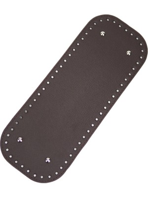 Ritzz Dikdörtgen Suni Deri Çanta Tabanı 32 x 12 cm Kahverengi