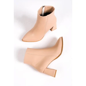 Kairobi Ten Mat Kalın Topuklu Klasik Bot