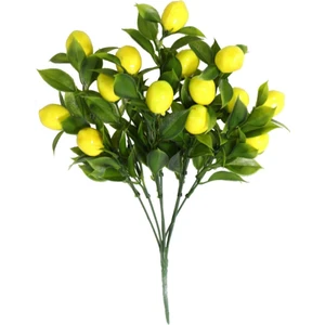 Fesleğen Çiçek Limon Demet Yapay Bitki