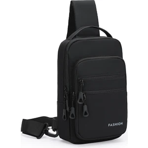 Love Home Yeni Erkek Göğüs Çantası Crossbody Çantası Omuz Çantası Büyük Kapasiteli Çanta Gündelik Çok Fonksiyonlu Sırt Çantası Su Geçirmez Göğüs Çantası (Yurt Dışından)