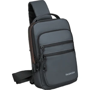 Love Home Yeni Erkek Göğüs Çantası Crossbody Çantası Omuz Çantası Büyük Kapasiteli Çanta Gündelik Çok Fonksiyonlu Sırt Çantası Su Geçirmez Göğüs Çantası (Yurt Dışından)