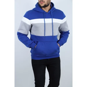Erkek Kapüşonlu Sweatshirt Hoodie Xl - Saks