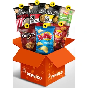 PepsiCo Dizi Cips Paketi (Doritos, Ruffles, Lay's, Çerezza)