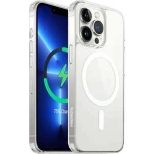 Bufalo Glass iPhone 13 Pro Uyumlu MagSafe Case Şeffaf Sararmaz Darbe Önleyici Kılıf