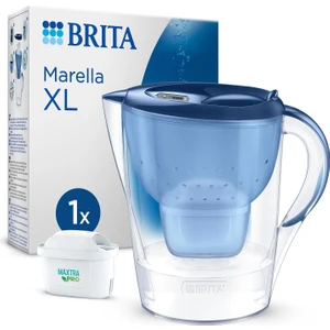 Marella XL 1x Maxtra Pro All-in-1 Filtreli Su Arıtma Sürahisi - Mavi 3,5 lt