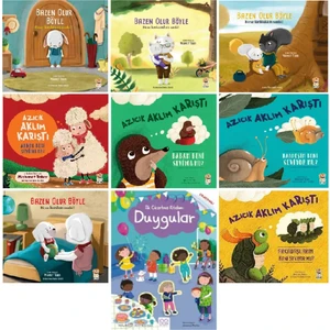 Bazen Olur Böyle Serisi + Azıcık Aklım Karıştı Serisi + Çıkartma Duygular Kitabı 9'lu Set - Mehmet Teber