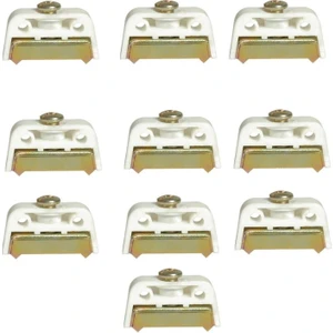 Plastik Tırnaklı Çektirme Beyaz 10'lu Set