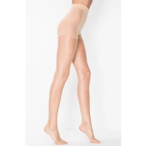 Açık Ten Renk Ince Parlak Fit 15 Likralı Külotlu Çorap