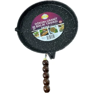 Döküm Granit Balık Tavası 36 cm TAC-6366