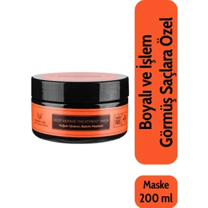 Ashley Joy İşlem Görmüş Yıpranmış Saçlara Özel Keratin İçeren Yoğun Onarıcı Saç Bakım Maskesi 200 ML