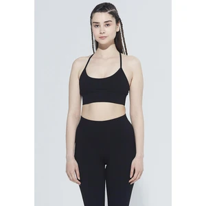 Sofia İnce Askılı Organik Pamuk Sırt Detaylı Hafif Destekli Spor Sütyeni Bra