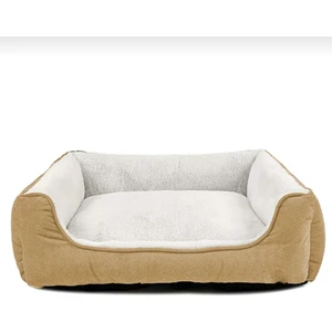 Panda group Peluş Köpek Yatağı-Silinebilir -Yıkanabilir-Orta Irk-Pofuduk Peluş Kahve mınder
