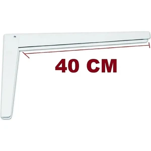 YT400 Duvara Montajlı Katlanır Masa Ayağı Konsolu Aparatı 40CM Beyaz