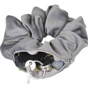 Sporcu Saç Tokası Fermuarlı Cepli  Lastikli Saç Tokası Cüzdan Saç Tokası