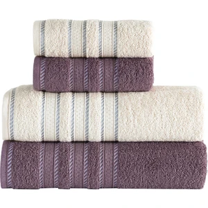 Shine Ars Home Shinears Shine 4 Parça Ekstra Yumuşak Banyo Havlu Seti Hamam Takımı 50X90-100X150 cm