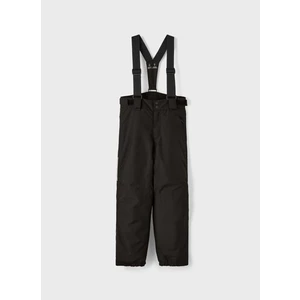 Name İt Normal Bel Lastikli Paça Siyah Erkek Pantolon NKNSNOW10 Pant Solıd 1fo Noos