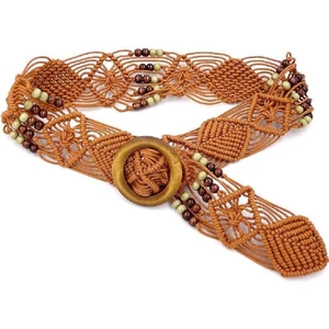 Kadın Bohem Tarzı Ip Örgü Bel Kemeri (Yurt Dışından)