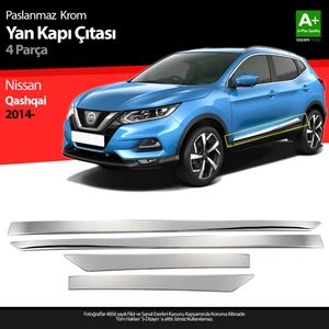 Nissan Qashqai Krom Yan Kapı Çıtası 4 Prç 2014-2021 A+ Kalite